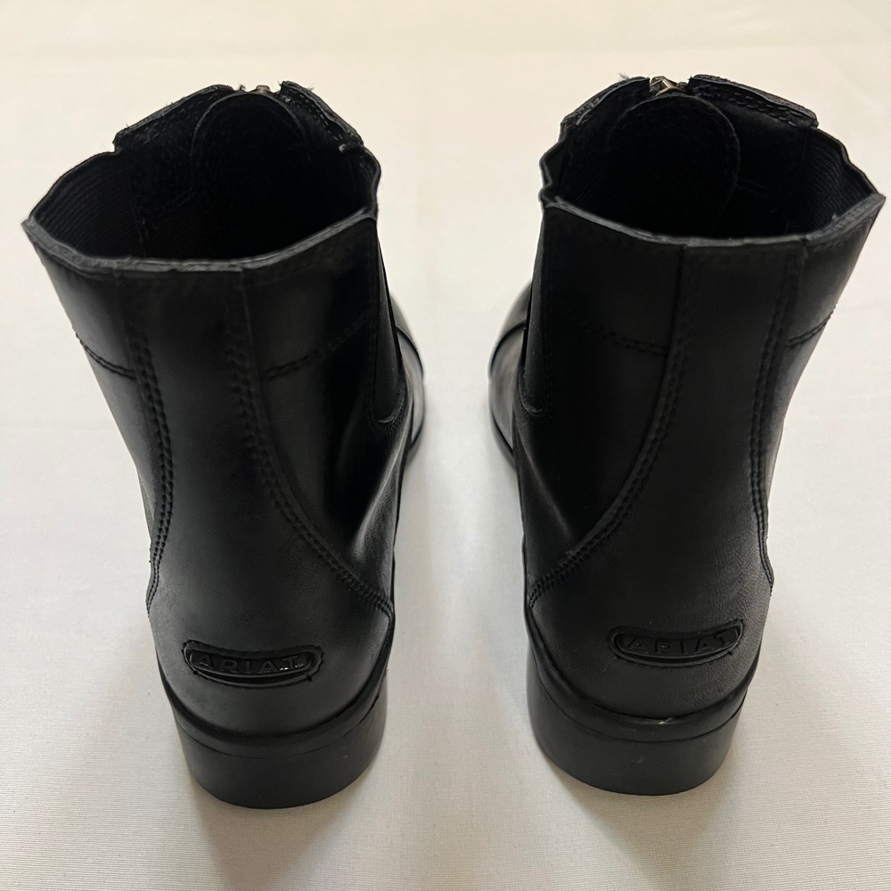 Ariat Women's Heritage Black Leather Zip Paddock Boots Riding Equestrian Size 5 - Picture 5 of 13